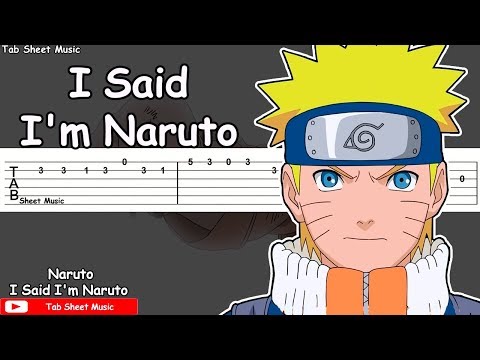 Naruto OST - I Said I'm Naruto Guitar Tutorial Video