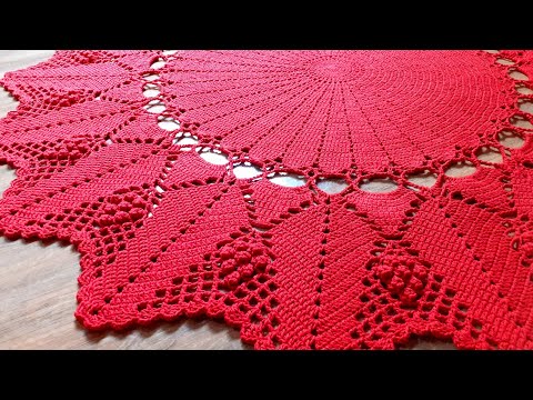 TAPETE DE CROCHÊ REDONDO PARA SALA | PASSO A PASSO 1