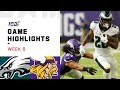 Eagles vs. Vikings Week 6 Highlights | NFL 2019 Eagles vs. Vikings Week 6 Highlights | NFL 2019
