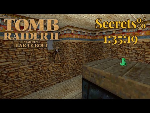 Tomb Raider 2 | Glitched Secrets% Speedrun | 1:35:19