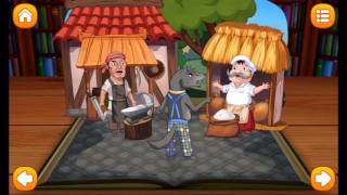 Волк и семеро козлят,интерактивный мультик-игра от AmayaKids