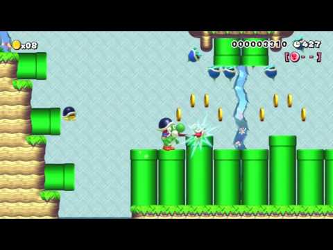 Super Mario Maker - SMBU - Pipe Mania 3-6