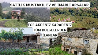 ANTALYA'DA 552 M2 580 BİN TL !!! SATILIK BAHÇELİ EV ve İMARLI ARSA İLA