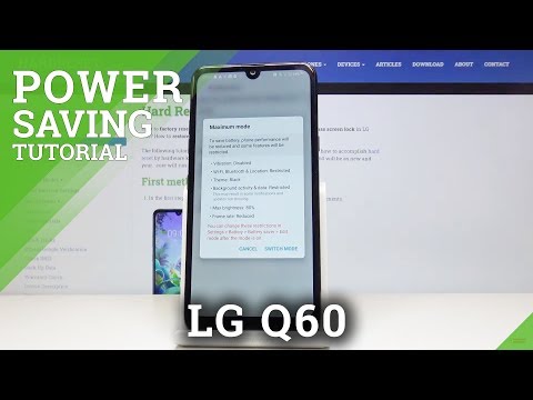 How to Extend Battery Life on LG Q60 – Enable Power Saving Mode