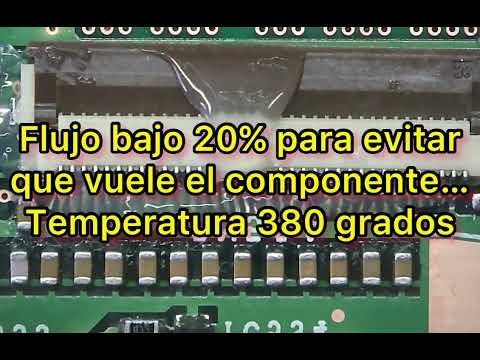 EA3HWU TS-2000 Reparación conector CN504 FLAT 36 pin pitch 0.5mm