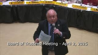 Board Meeting April 2 2025