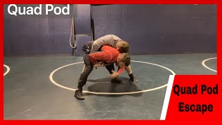 how to escape | quad pod | bottom wrestling