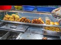 One Of The Cleanest Street Food Vendor Selling Fried Chicken Shashlik Kabab Brinjel Bonda ETC