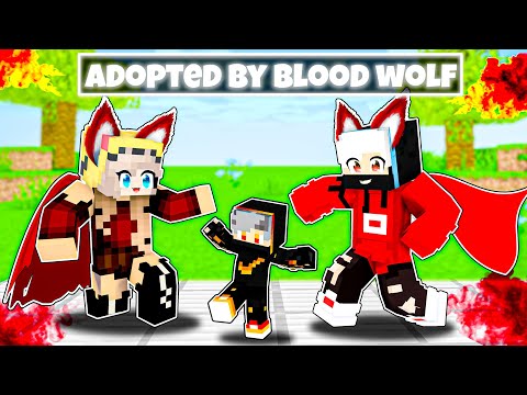 Adopted by the BLOOD WOLF  FAMILY in Minecraft! (Hindi)