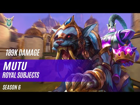 189K DAMAGE MUTU BOMBKING PALADINS COMPETITIVE (SEASON 6) ROYAL SUBJECTS