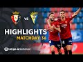 Highlights CA Osasuna vs Cádiz CF (3-2)