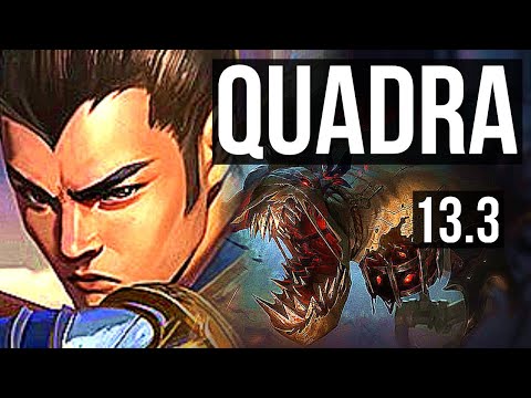 XIN ZHAO vs FIDDLESTICKS (JNG) | Quadra, 400+ games | EUW Master | 13.3