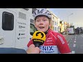 Puck Pieterse ging na de Urban Cross in Kortrijk losrijden met concurrente Fem van Empel