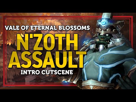 Vale of Eternal Blossoms N'zoth Assault Intro Cutscene - Patch 8.3