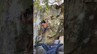 Video thumbnail of Pablo Escobar, V7. Malibu Tunnel Boulders