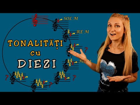 Aflarea tonalităților cu Diezi - Educație muzicală / Lecții de pian / Teorie muzicală