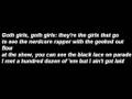 MC Frontalot:goth girls(lyrics) 