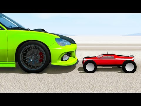 RC Cars VS. Normal Cars Crashes - BeamNG drive