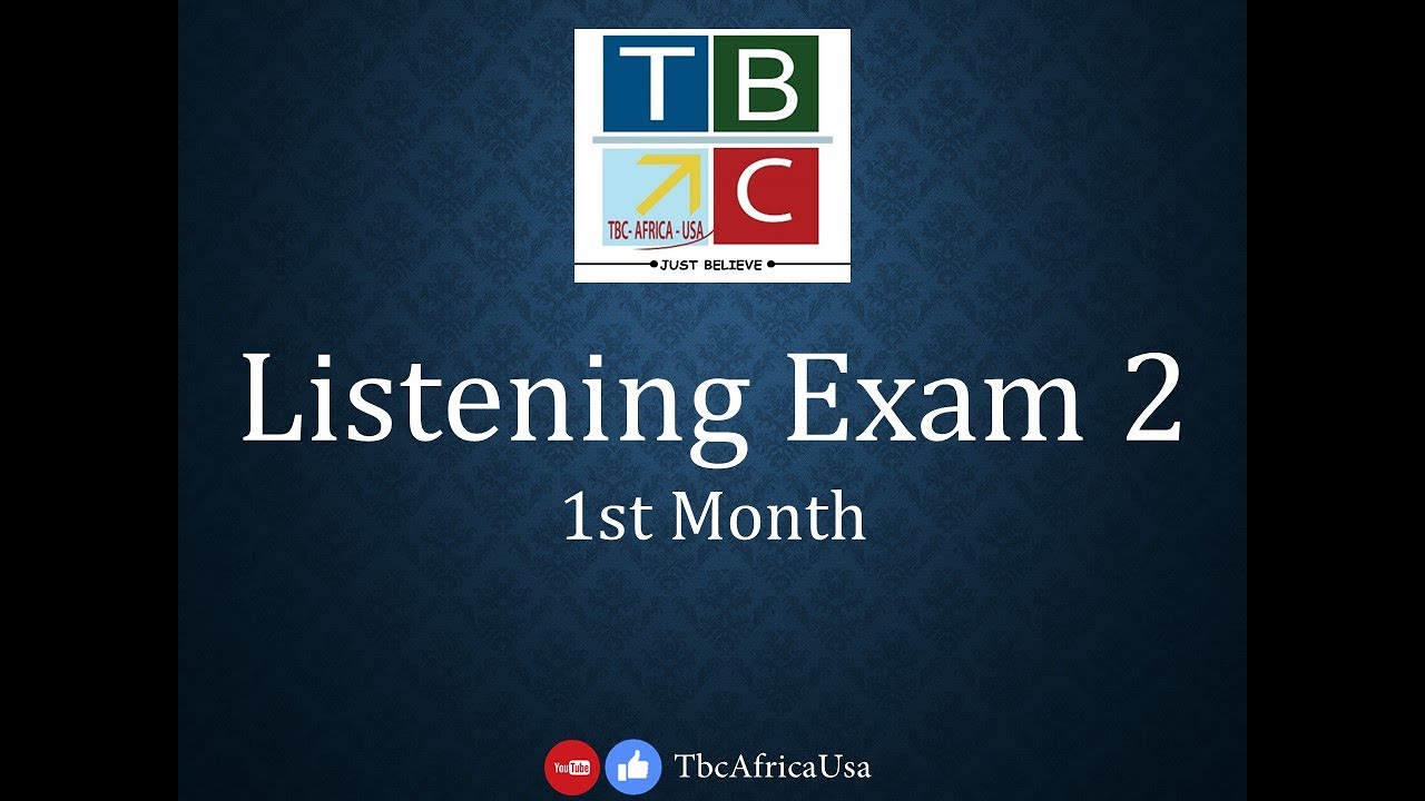 Listening Exam 2