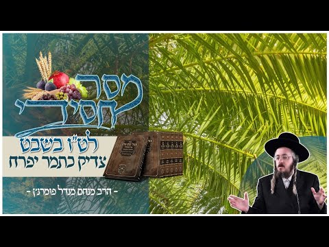 מסר חסידי לט"ו בשבט תשפ"ג