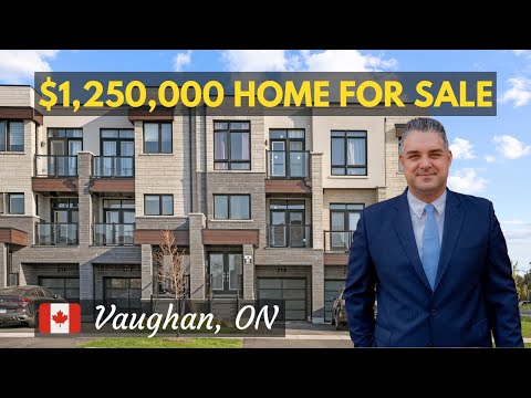 Stunning Townhouse in Vaughan, ON $1,250,000 | Affordable Homes GTA