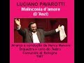 LUCIANO PAVAROTTI canta MALINCONIA D´AMORE - RARIDADE - TEXTO TRILINGUE