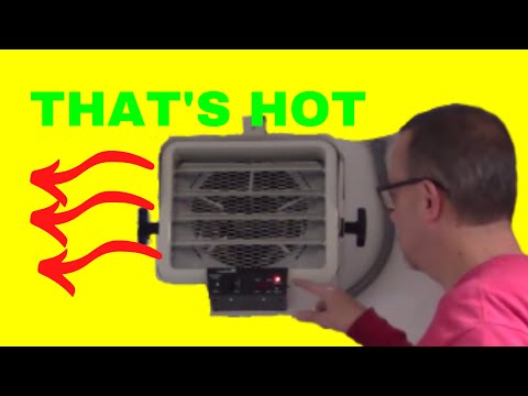 DIY Dr Heater electric garage workshop heater install