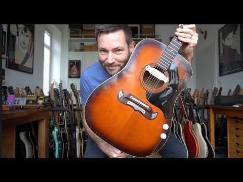 Framus Texan 5/196E Dreadnought Bloodburst w/ Single Coil Pickup 1960s W. Germany image 20