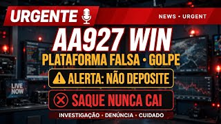 ⚠️WARNING: PLATFORM AA927 IS A TOTAL SCAM, FRAUD, AND RIP-OFF—THEY WON'T PAY OUT⚠️