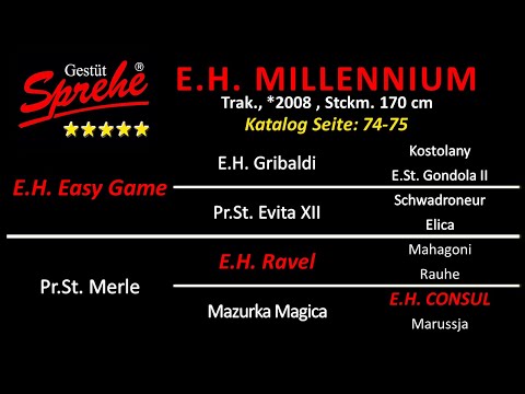 E.H. Millennium v. Easy Game - E.H. Ravel - E.H. Consul - Habicht