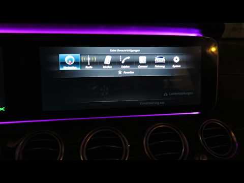 Favoriten Funktion im Comand Online der Mercedes E-Klasse 2017