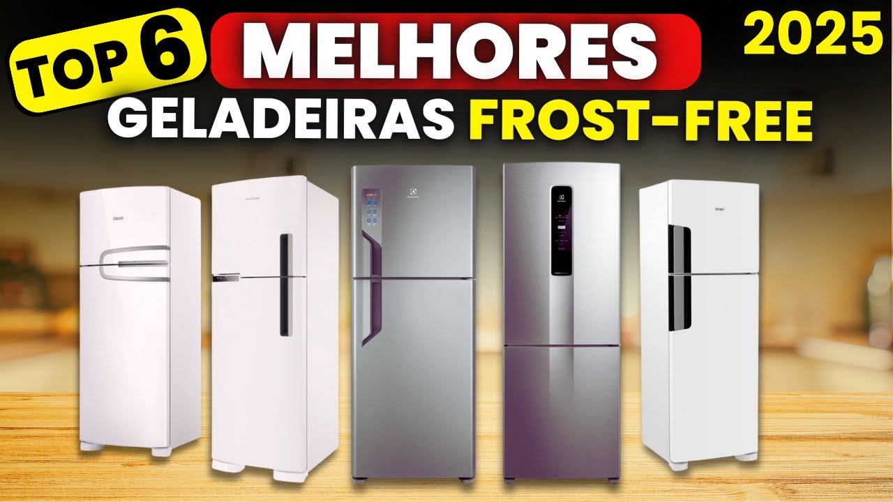 TOP 6 MELHORES GELADEIRAS para Comprar em 2024! Melhor Geladeira Frost Free! Do Barato ao Caro!