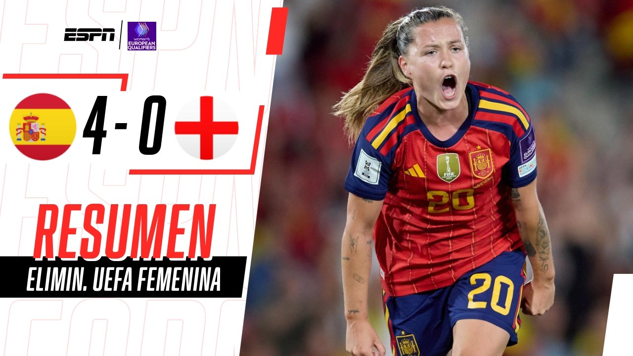 DOBLETE DE PUTELLAS PARA QUE ESPAÑA SUEÑE CON CLASIFICAR | España 4-0 Inglaterra | RESUMEN