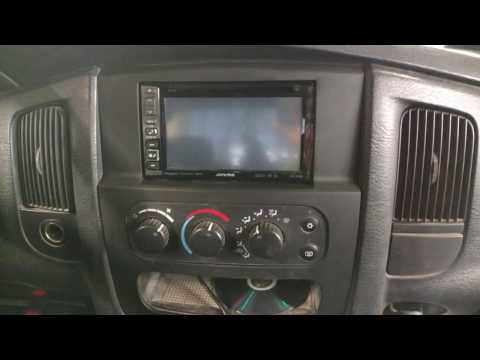 2002-2005 Dodge RAM conversion to Double Din 95-6522B