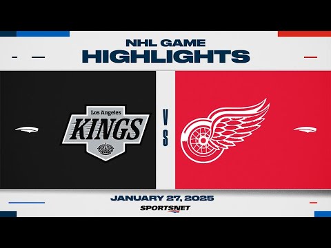NHL Highlights | Kings vs. Red Wings - January 27, 2025