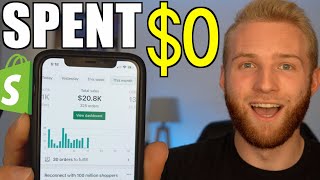 I Tried Shopify Dropshipping With $0 (RESULTS)