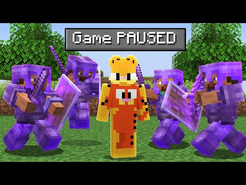 I Paused Multiplayer Minecraft