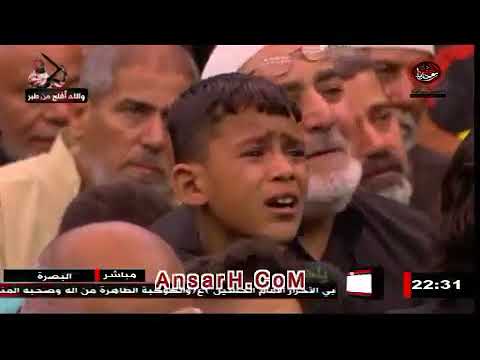 ⁣‫مصيبة القاسم بن الحسن ع نعي الشيخ سلام العسكري ليلة 8 محرم 1439 هـ حسينية المنصوري البصرة‬‎