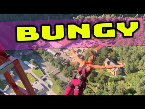 First Time Bungy Jumping 192m from the Europa Bridge