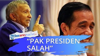 Sahkan Keran Investasi Untuk Miras, Amien Rais: Mohon Ma'aruf Amin Ingatkan Kalau Presiden Itu Salah