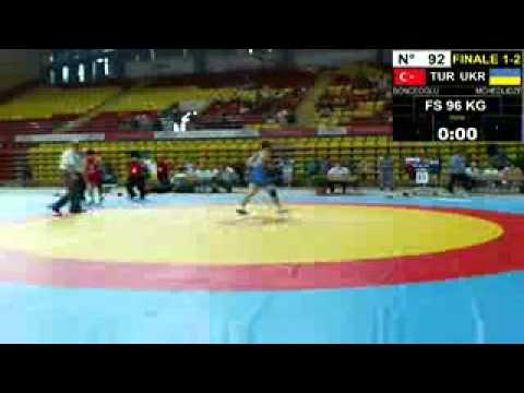 Final EJWC Skopje 2013 FS 96KG 06.07.13 1st and 2nd place