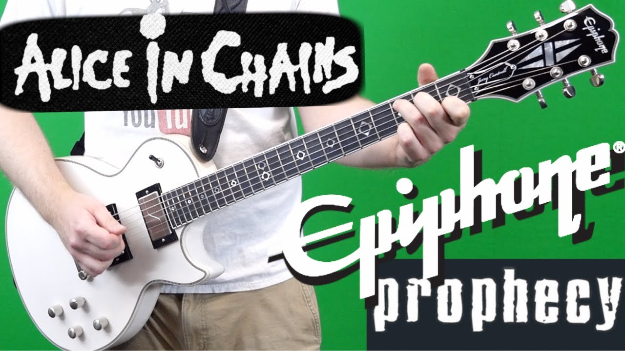 Epiphone Did These RIGHT! | 2022 Epiphone Jerry Cantrell Les Paul Prophecy Bone White Review + Demo - YouTube