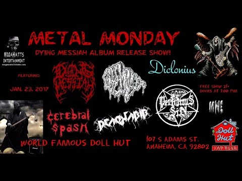 Dying Messiah Album Release Show promo video