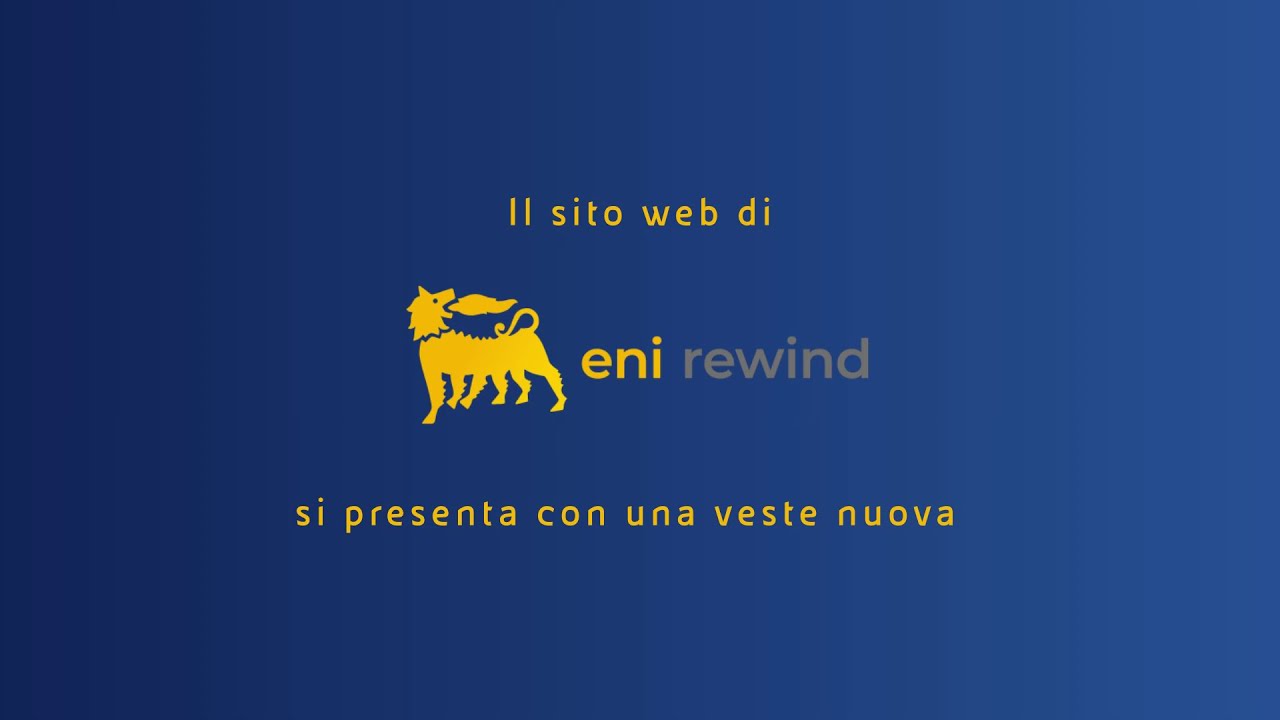 Il sito di Eni Rewind si veste di nuovi colori