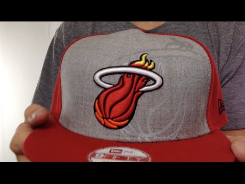 Heat 'HEATHER-REFLECT SNAPBACK' Grey-Red Hat by New Era