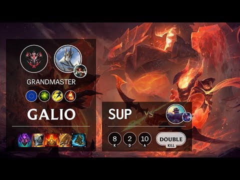 Galio Support vs Braum - EUW Grandmaster Patch 10.7