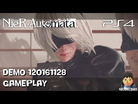 NieR Automata Demo 120161128 Gameplay (PS4 1080p 60fps Commentary)