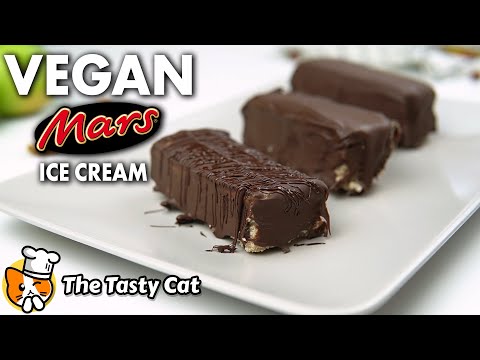 VEGAN Mars Ice Cream Bars | The Tasty Cat