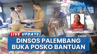 Posko Bantuan Dinsos Palembang Dibuka, Fokus Kirim Bantuan Cepat ke Warga Terdampak Banjir
