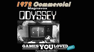 1972 Magnavox Odyssey commercial -  First commercial home video game console